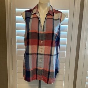 Croft & Barrow Multicolor Plaid Shirt